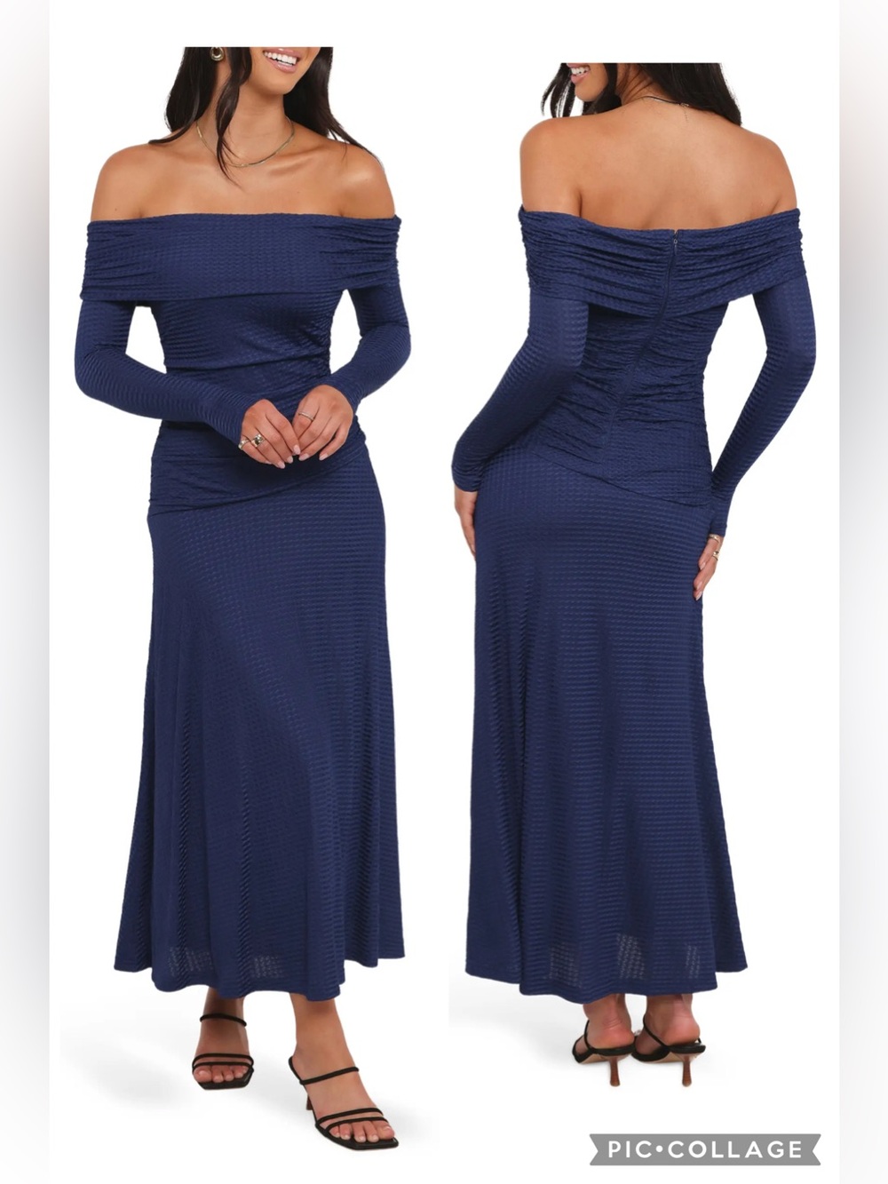 NWT Petal and Pup Katiya Off the Shoulder Long Sleeve Dress Size 0 Holiday Chic